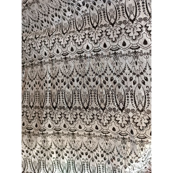 bahan silky meteran/katun silky/silky meteran