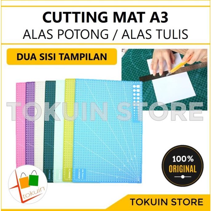 

Terlaris Work Cutting Mat A3 Alas Potong Kertas Cutter Desktop Pad Matt A3 PVC Termurah