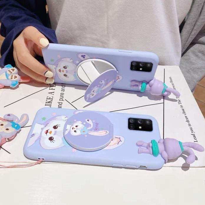 Trend 지 Case Xiaomi Poco M3 Pro 5G Tali Kaca Pop Socket Silikon Soft Case Hp Motif Lucu