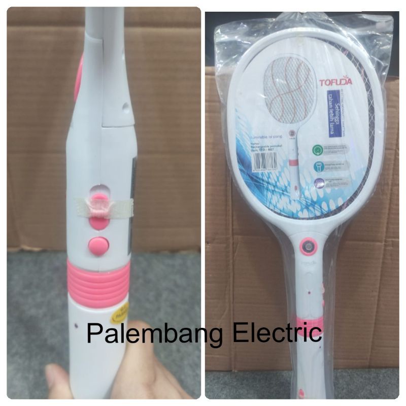 raket nyamuk charge + senter murah berkualitas harga grosir