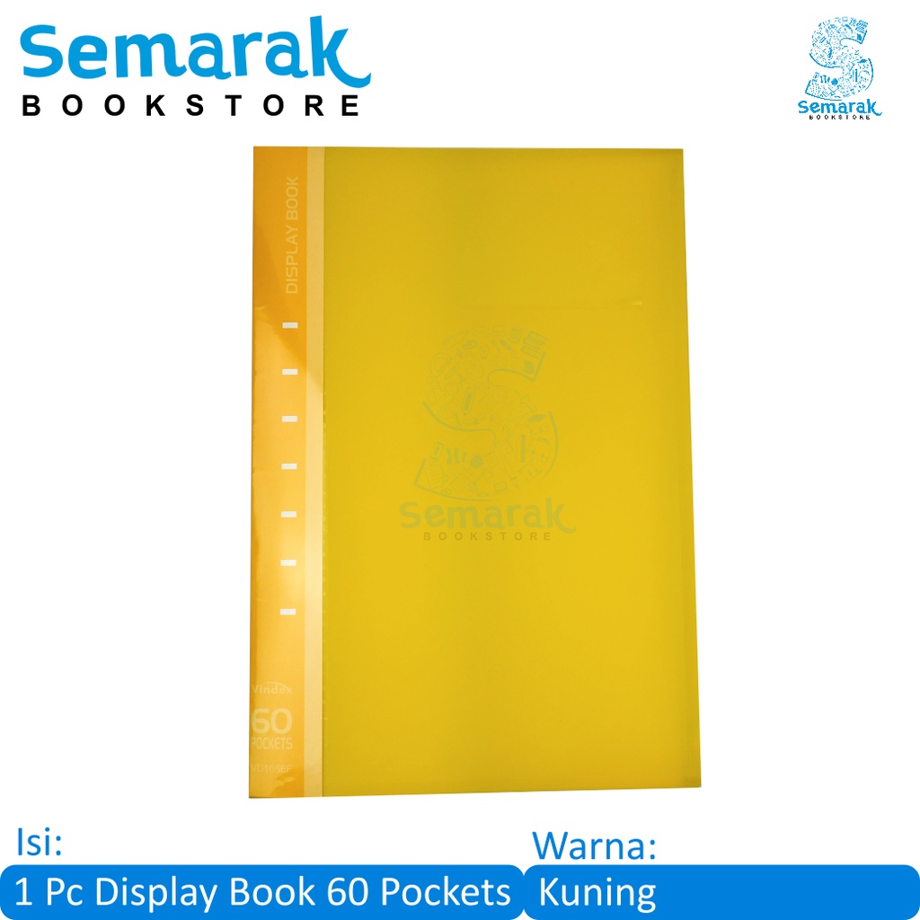

Vindex VD1056F Display Book Map Dokumen 60 Pockets - Kuning