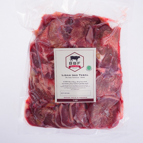 

Lidah Iris Tebal (Sliced Tongue - 5 mm) 1 Kg