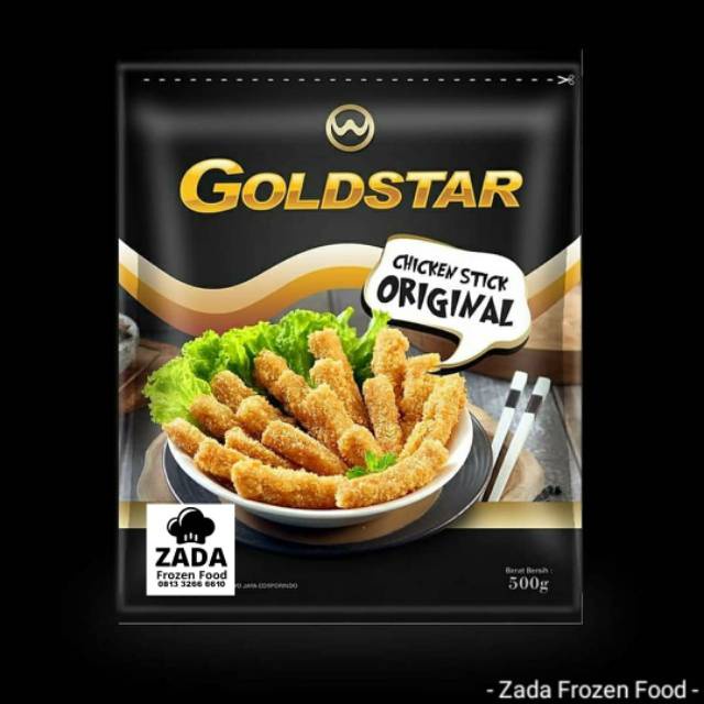 GoldStar Chicken Nugget Stick Original 500 Gr