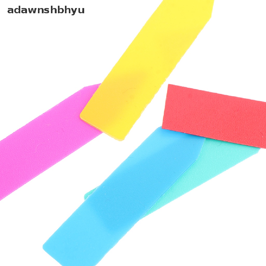 Adawnshbhyu 100pc 5*1cm Label Tanaman Indoor Name Tag Plastik Multicolors ID