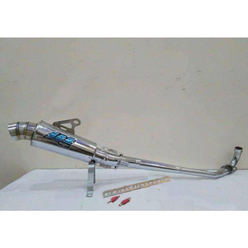 Kenalpot Racing DOS Motor Bebek Netral Jupiter Sogun Supra Grand c70 Universal
