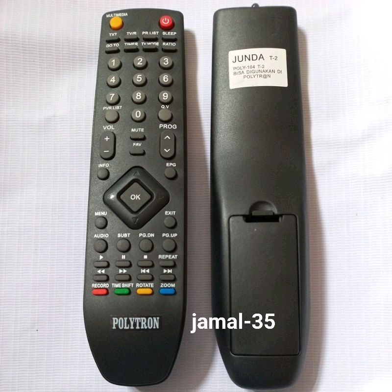 REMOT STB POLYTRON DVB T2 104