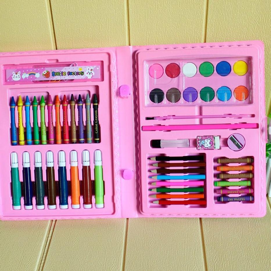

((R-9&4㊛)) Crayon Set 68pcs / Krayon Mewarnai Anak 68pcs / Pensil Warna Set 68pcs trending