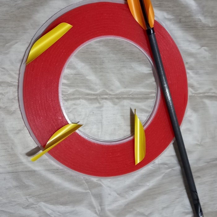 Double Tape Selotip Spin Wing Vanes , Spinwing Merk Sport Jkt