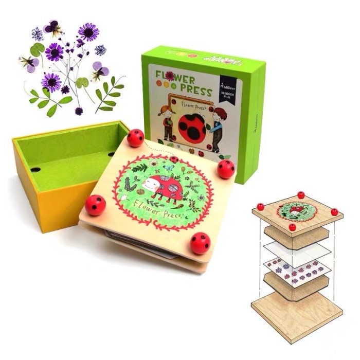 

Art Mideer Flower Press Embossing Flower Leaf Holder Alat Press Bunga