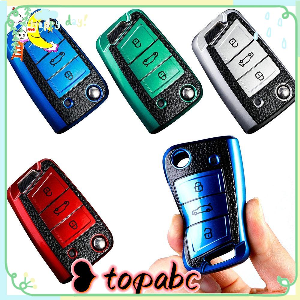 Top Remote Key Case New Aksesoris Mobil Skin Key Fob Cover