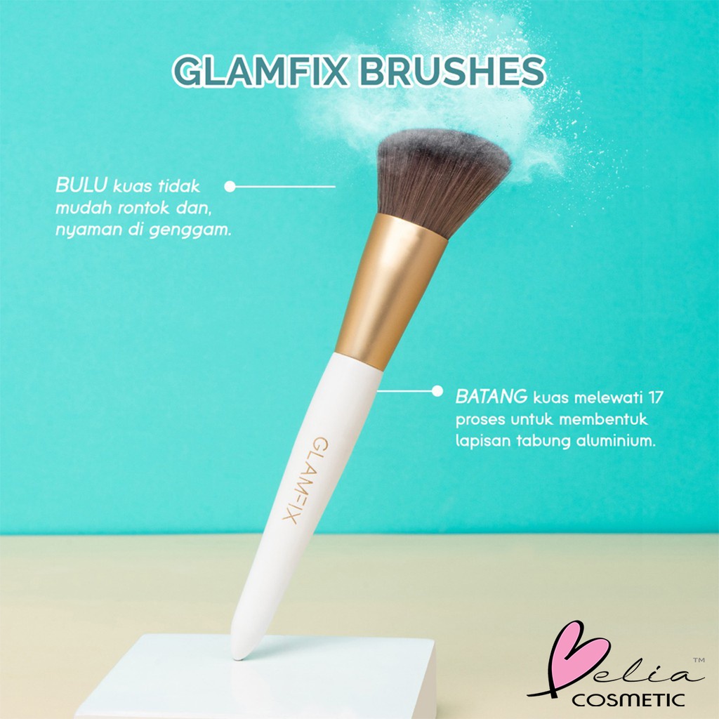 ❤ BELIA ❤ Glam Fix Classic | Delicate | Glow | Fancy Brush | Glamfix Kuas Make Up