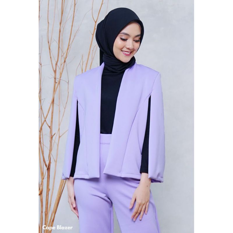 Cape Blazer wanita casual korean style