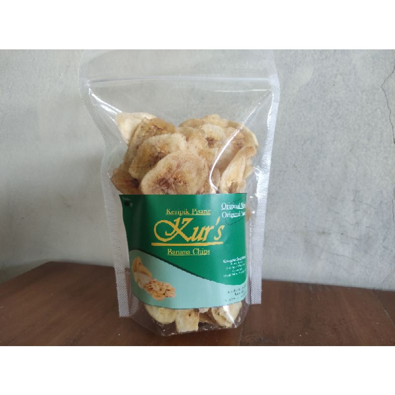 

Keripik Pisang KUR'S Rasa Original Manis || KUR'S Banana Chips Original Sweet Taste