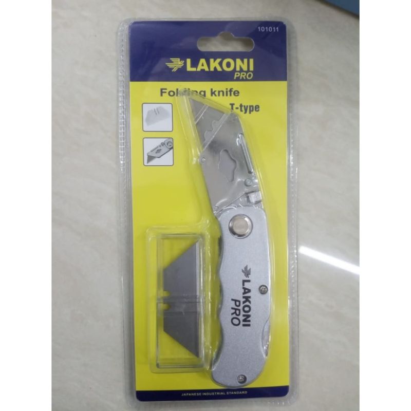 

PISAU CUTTER GYPSUM LAKONI PRO 101011/PISAU CUTTER LIPAT/FOLDING KNIFE