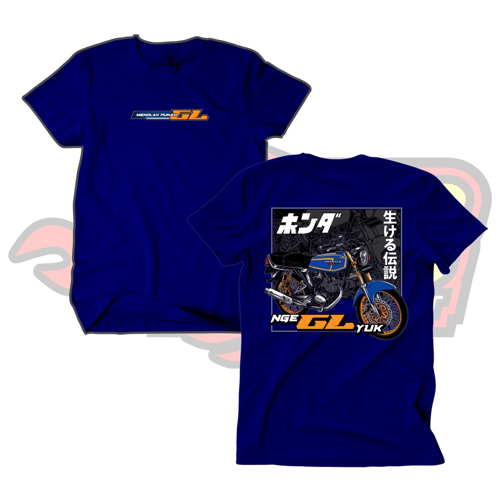 Baju Kaos Nge GL Yuk Racing Katun Combed - MP Herex Tiger