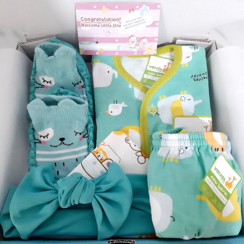 HAMPERS BAYI NEWBORN / KADO BAYI / BAJU BAYI / VELVET JUNIOR