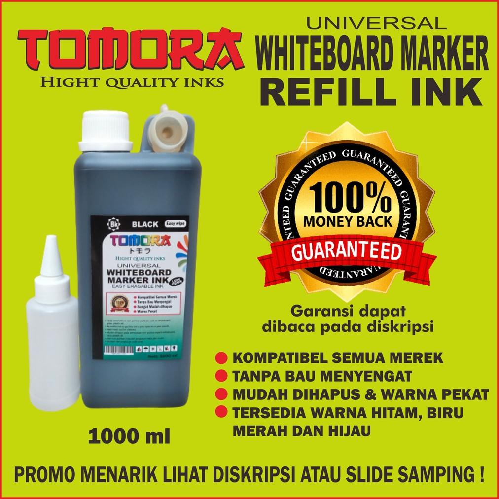 

TINTA SPIDOL WHITEBOARD TOMORA 1 LITER (MUDAH DIHAPUS) TERLARISS...,,,,,