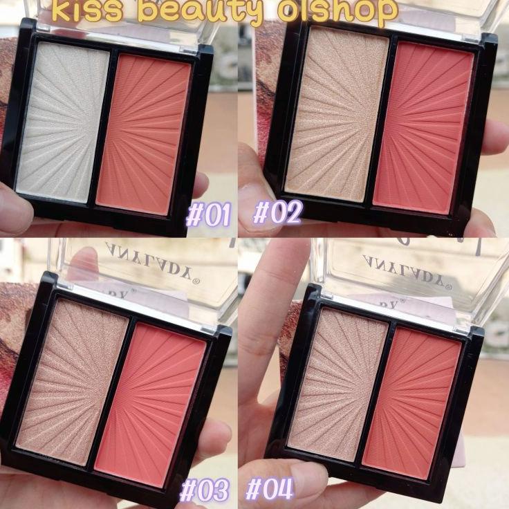 Belanja Murmer--ECER ANYLADY HIGHLIGHTER&BLUSHER GLOW SHIMERING NO. 855