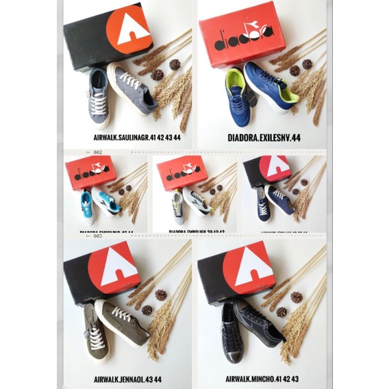 Airwalk Sepatu Sport Pria Original