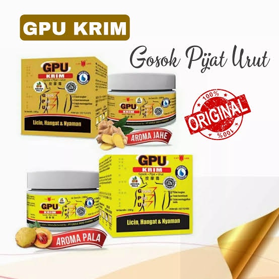 GPU Krim 150 gr Gosok Pijat Urut ORIGINAL-BPOM