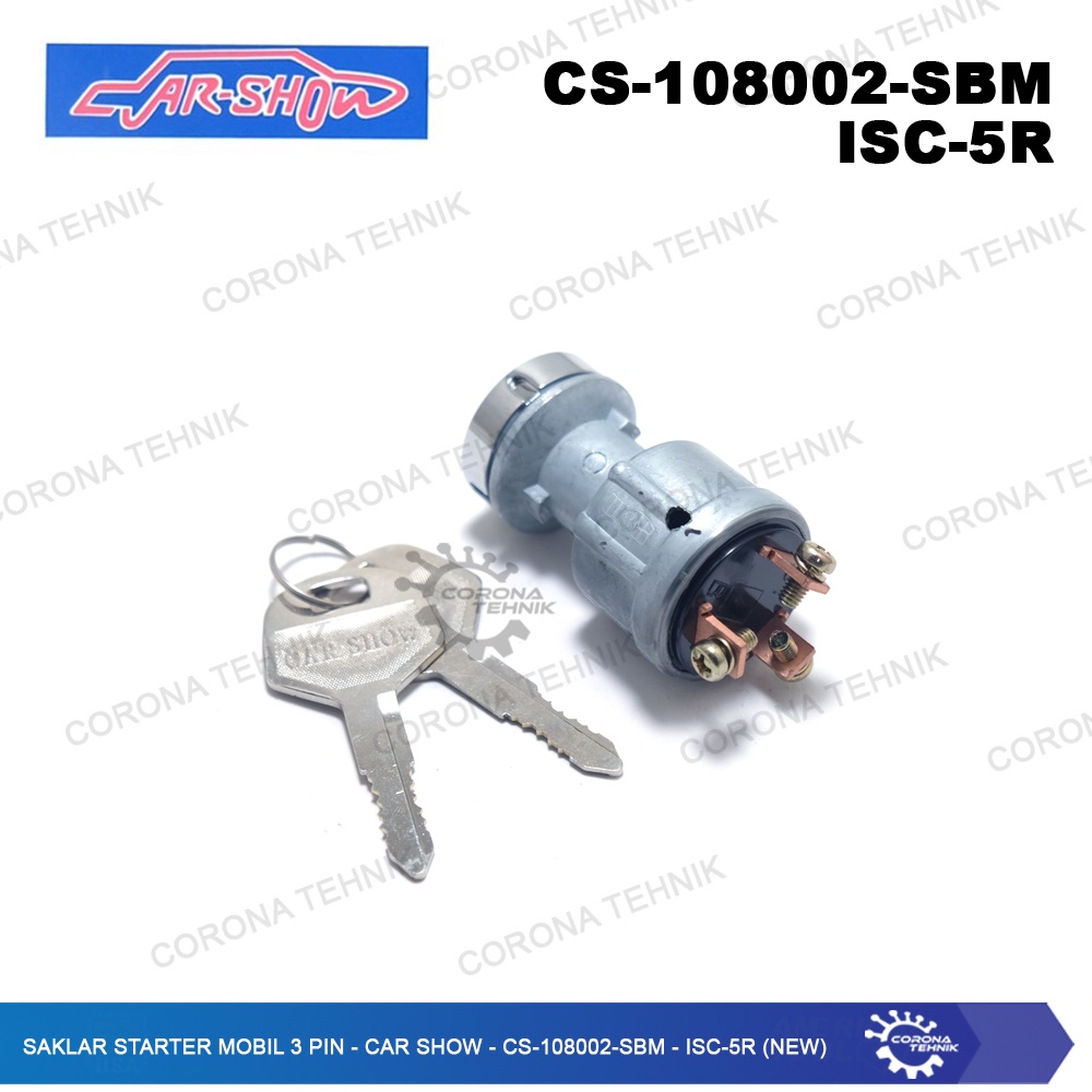 CS-108002-SBM - ISC-5R (NEW) - Saklar Starter Mobil 3 Pin - Car Show