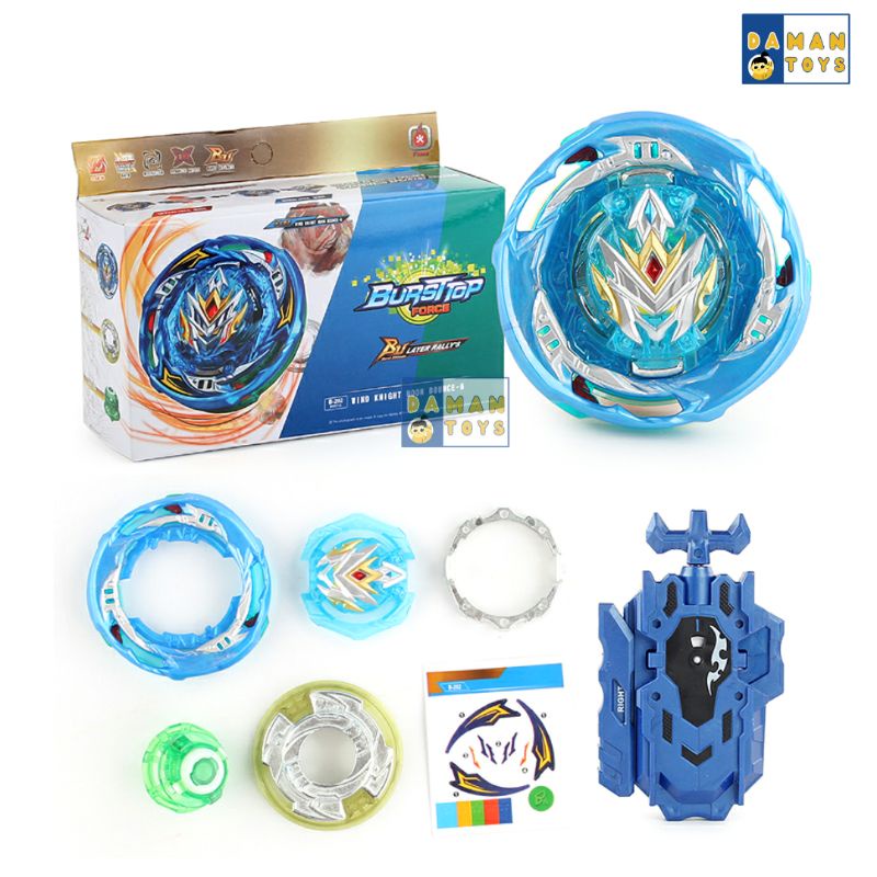 Mainan Anak Gasing Beyblade Wind Knight Moon Bounce Gangsing Bayblade set