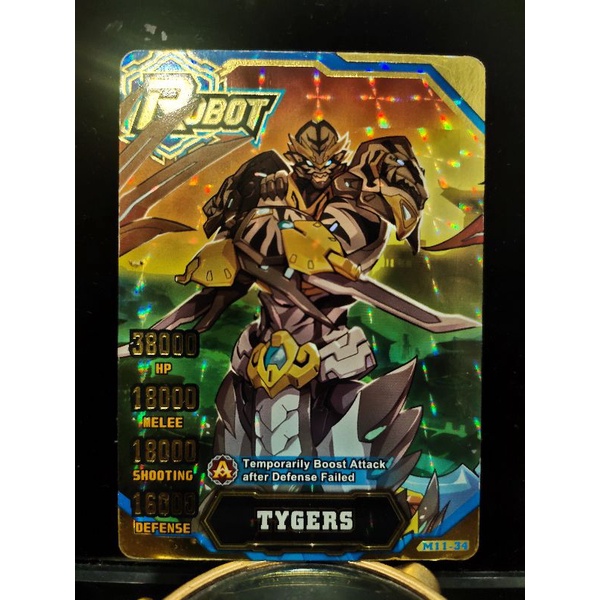 Kartu Hero Of Robots Gold TYGERS