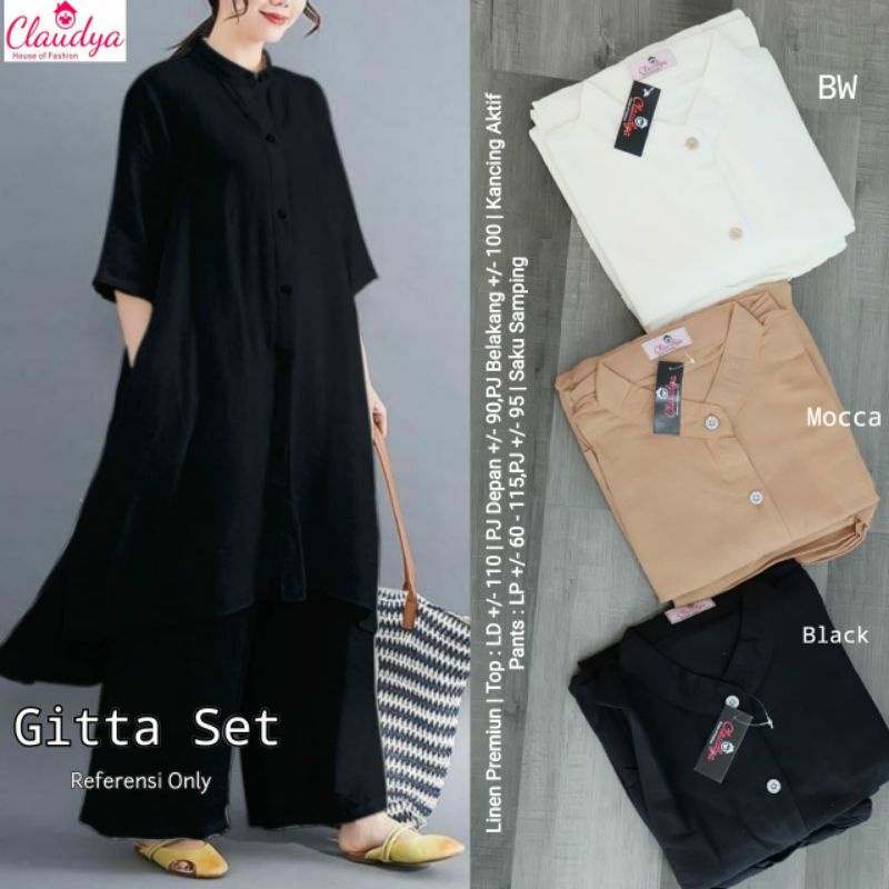 Setelan gitta set by claudya