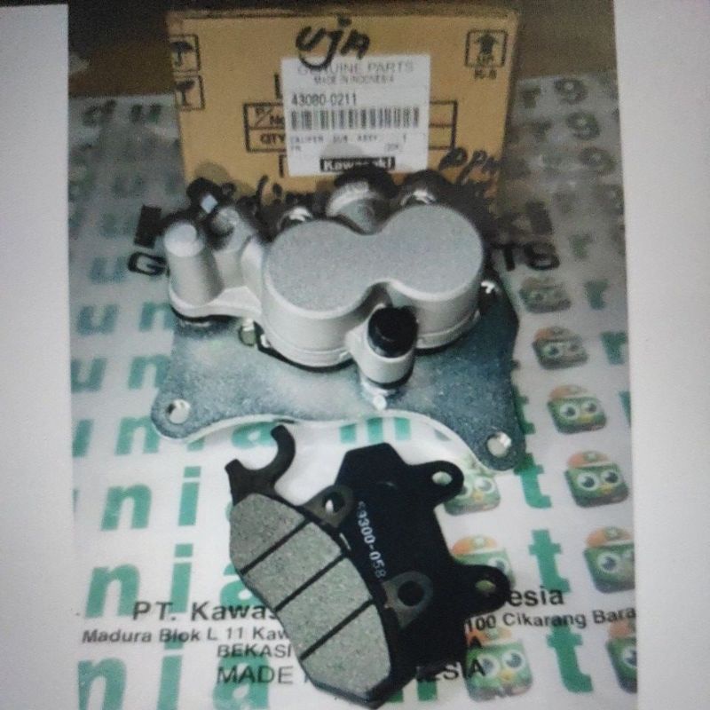 KALIPER DEPAN KEPALA BABI DEPAN KLX150 KLX 150 DTRACKER KAWASAKI ORI