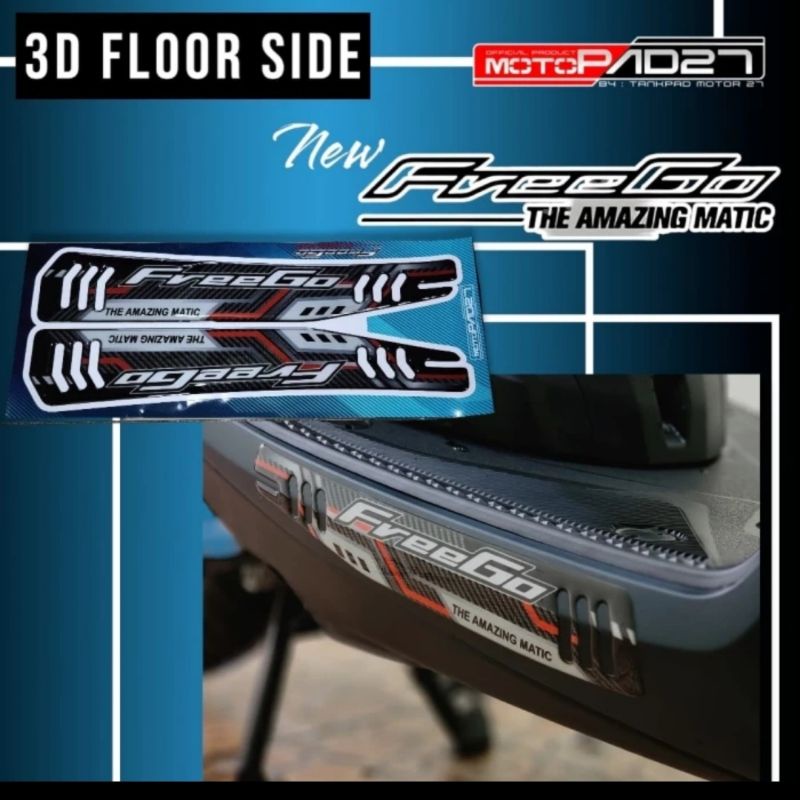 

Stiker sticker floor side resin timbul Yamaha new freego 2023 premium