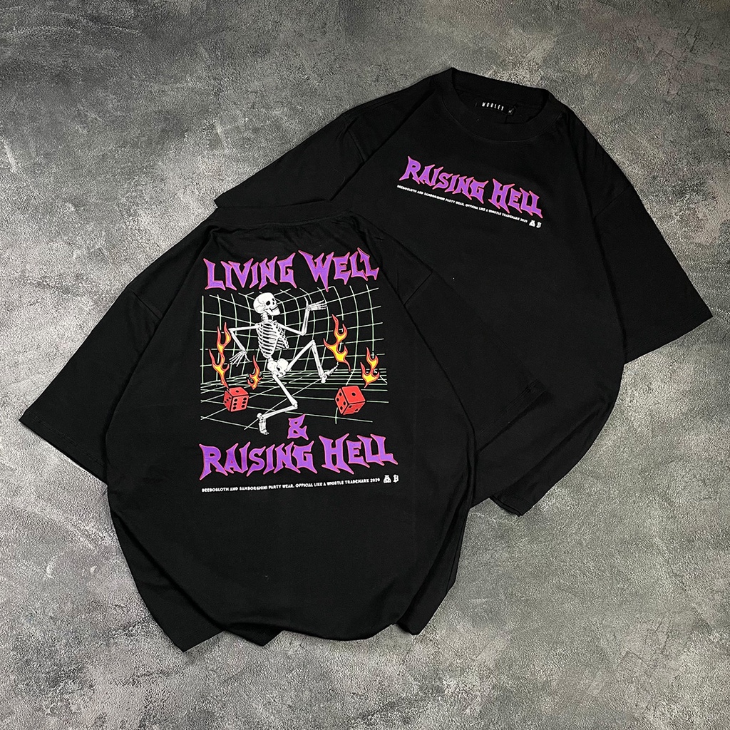 Oversize T-Shirt &quot; RAISING HELL &quot;