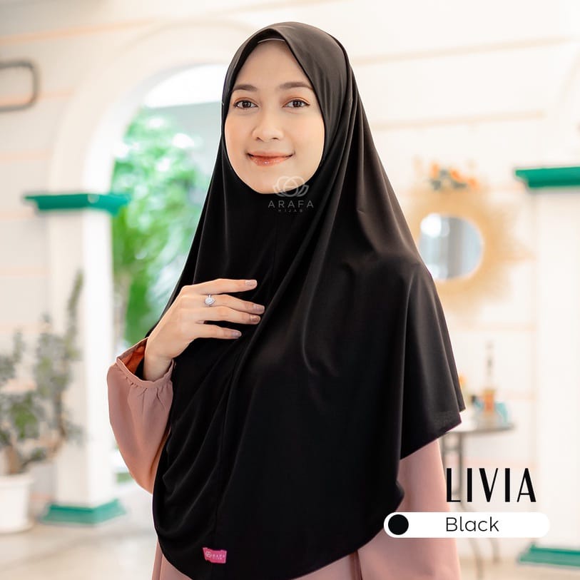 ARAFA HIJAB KHIMAR LIVIA SIZE L - HIJAB INSTAN