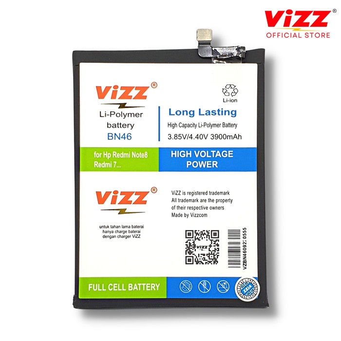 VIZZ BATERAI XIAOMI BN46 REDMI 7 ORIGINAL