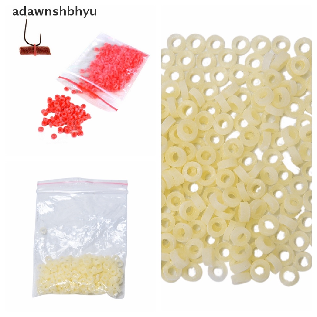 Adawnshbhyu 2500pcs Karet Gelang Umpan Untuk 3mm Sampai 10mm Cacing Darah Umpan Pancing Elastic Bandre Bands ID