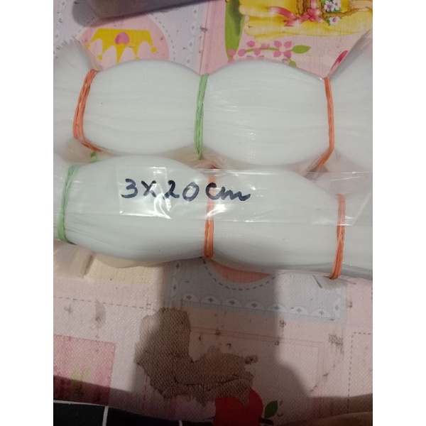 plastik Es lilin ukuran 3x20 250gr