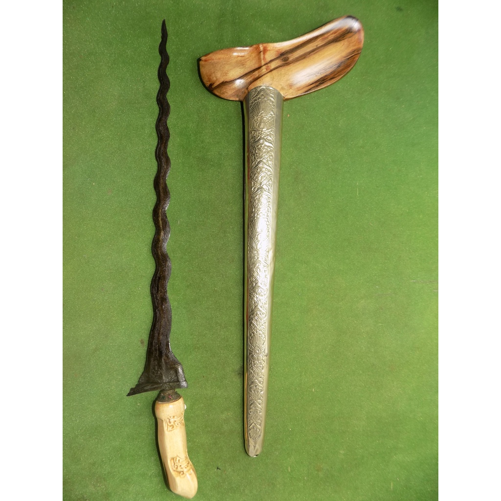 keris luk 21 bimo murda era mataram tua pamor merambut