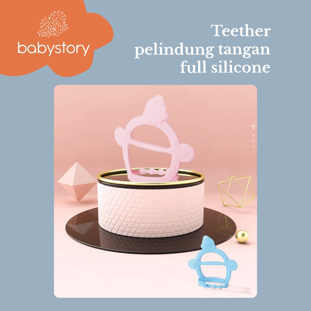 Teether gelang bpa free gigitan bayi gelang baby teether