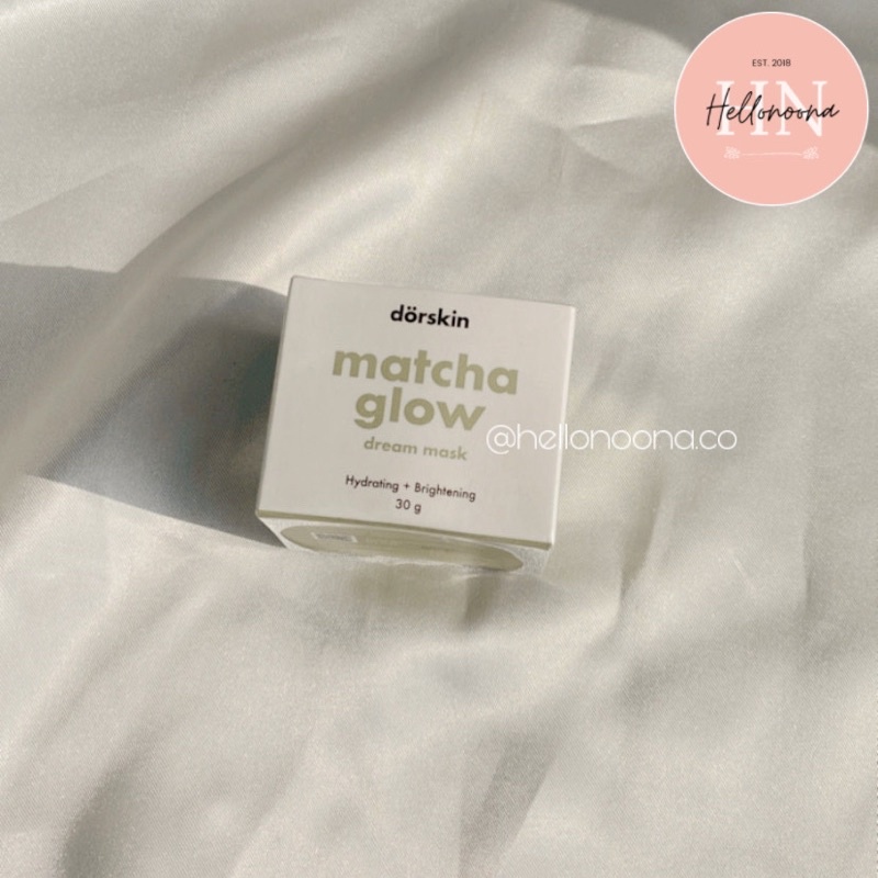 Dorskin Matcha Glow Dream Sleeping Mask Brightening Masker 30gr