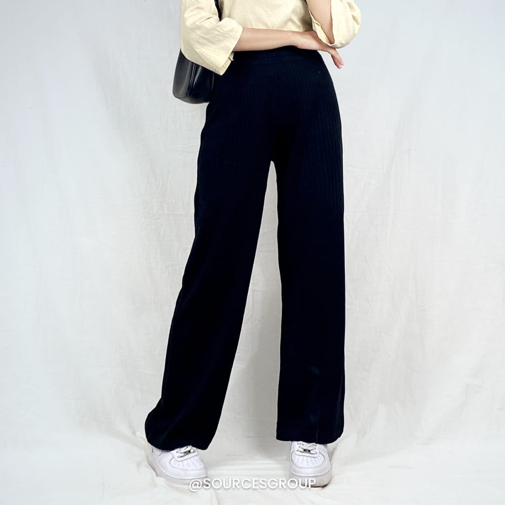 CELANA KULOT RAJUT / KNIT PANTS HIGH WAIST PREMIUM