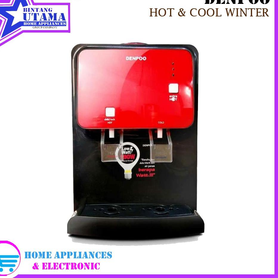Terpercaya DISPENSER DENPOO WINTER [HOT AND COLD] (GARANSI RESMI) (WARNA RANDOM) TERMURAH