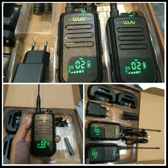 Promo Ready Stok Walkie Talkie Ht Wln/Wlan Tipe Kd-C100 Paket Antena 17 Cm