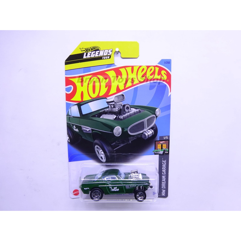 Hot Wheels Volvo P1800 Gasser Hijau