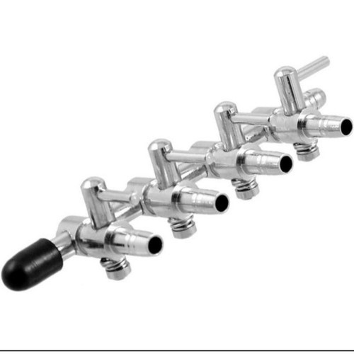 kran aerator stainless steel 4 lubang, kran aerator 4 cabang stainless steel, kran aerator 4 lubang 