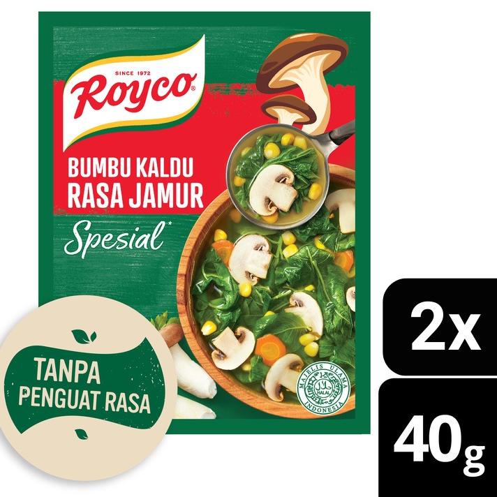 

ㅍ Royco Bumbu Kaldu Mpasi Kaldu Jamur Tanpa Penguat Rasa 40G x2 ㆄ