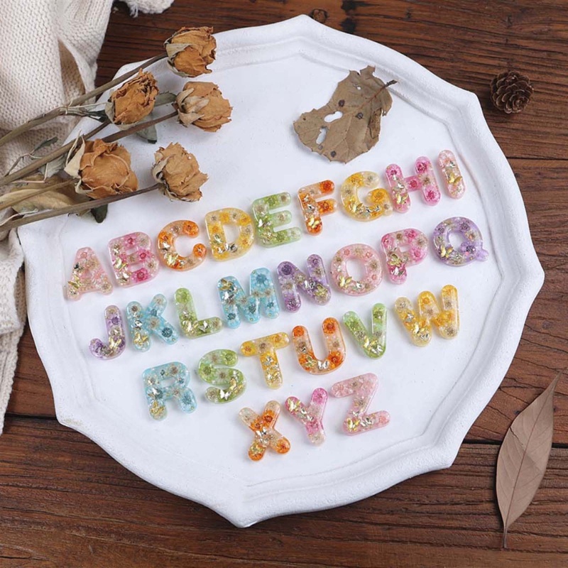 Siy Cetakan Gantungan Kunci Bahan Silikon Bentuk Huruf DIY Handmade Aksesoris Hadiah Untuk Anak