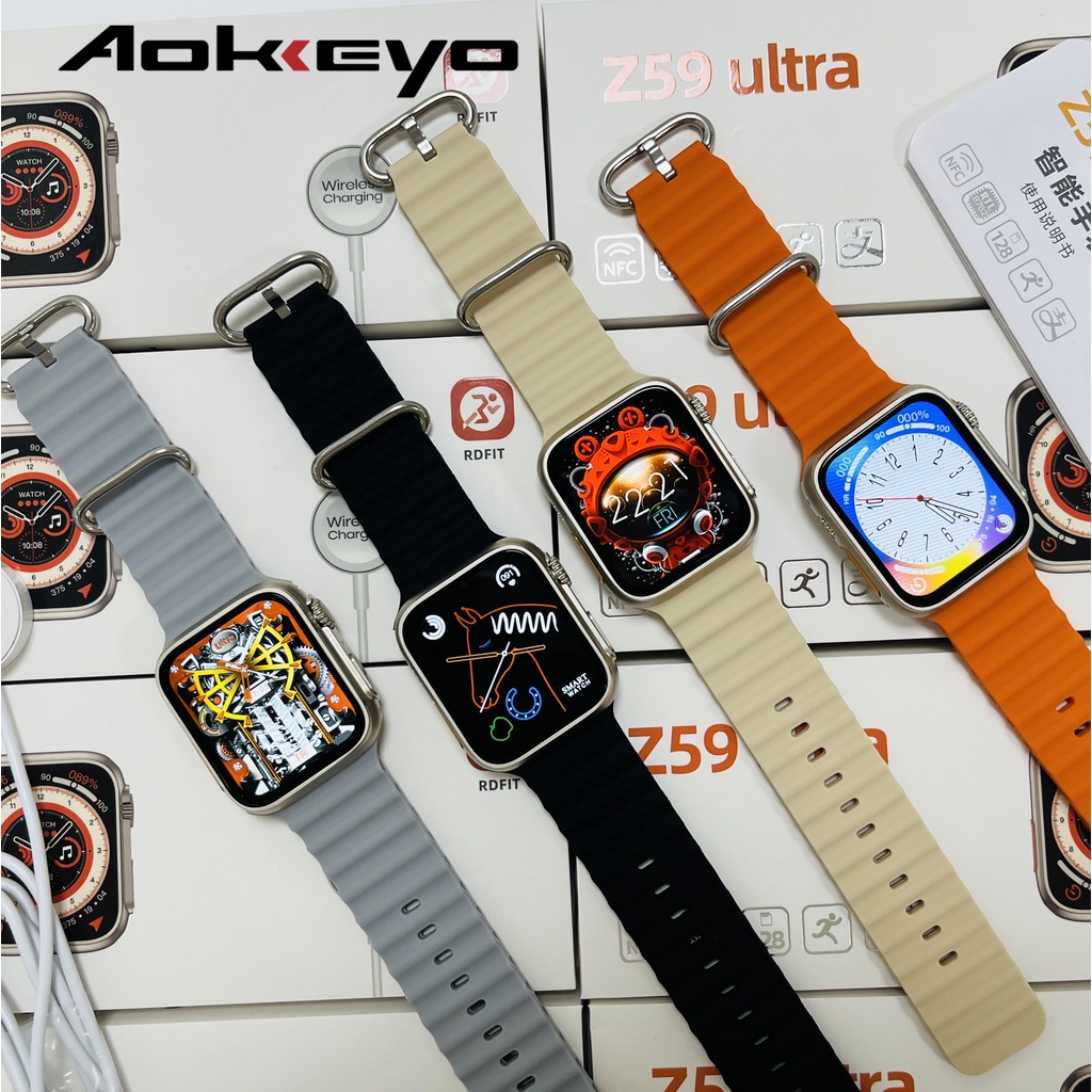 AOKEYO OCEAN TALI STRAP WATCH - SERIES ULTRA 8 Tali Strap Sport Band Watch Smartwatch