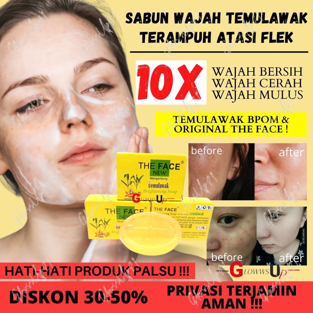 THE FACE Temulawak Brightening Soap 60gr