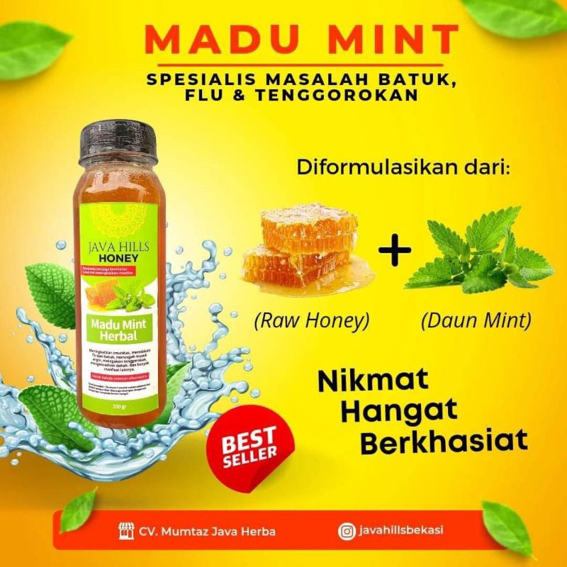 Madu Mint Java Hills Honey