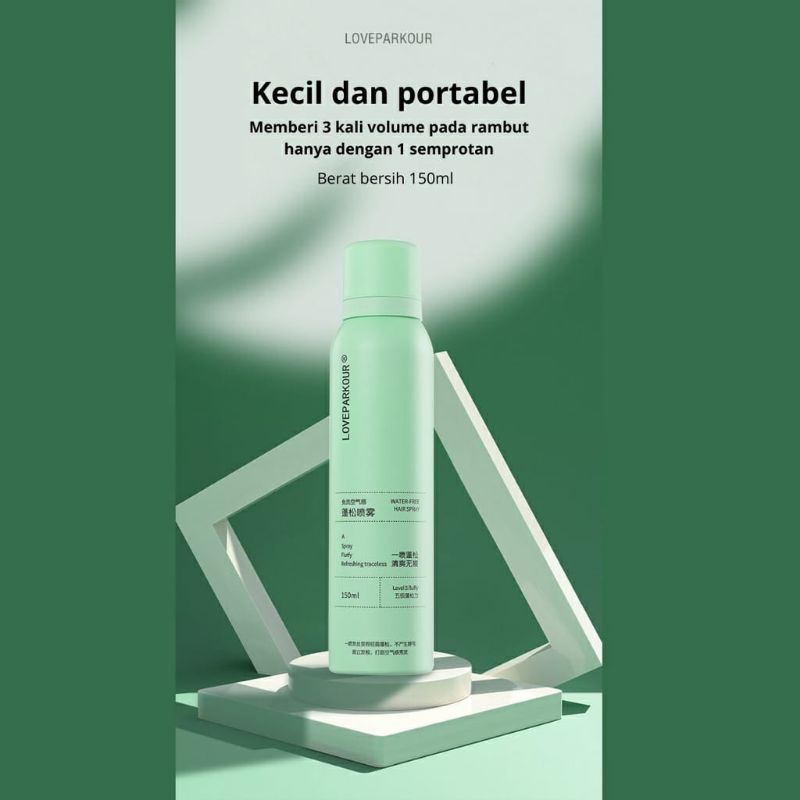 Dry Shampoo Semprotan Rambut Kering Untuk Mengembangkan Rambut Minyak Rambut