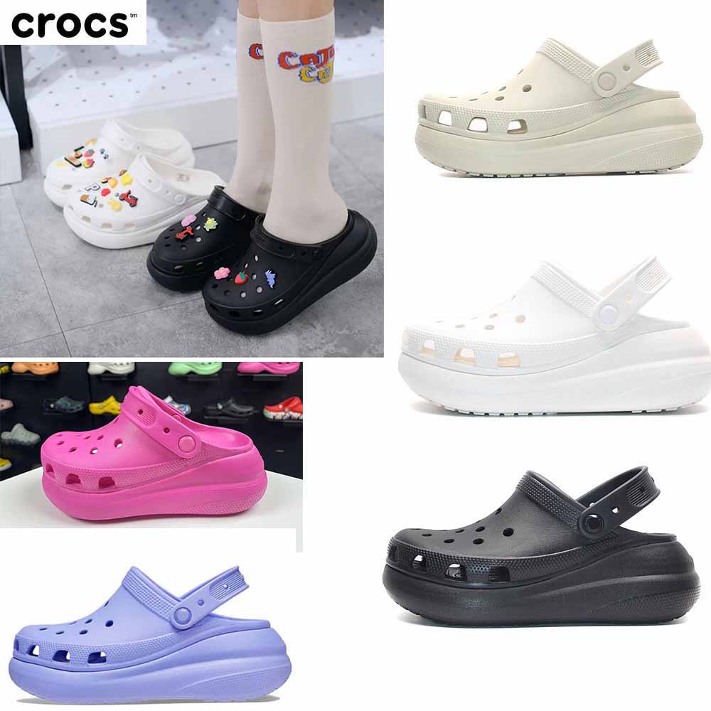 Sandal Crocs Classic Crush Clog/ Wanita Sandal Wanita